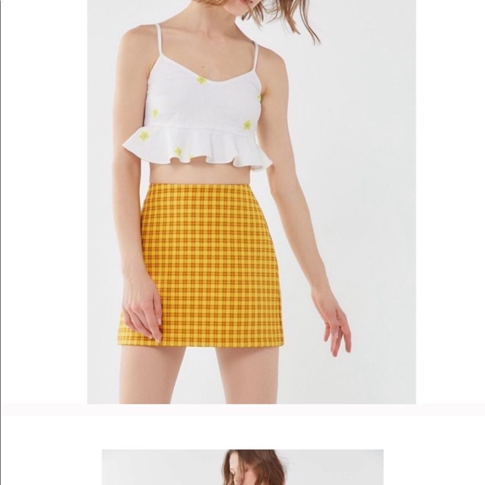 Urban Outfitters Gretchen Plaid Skirt.